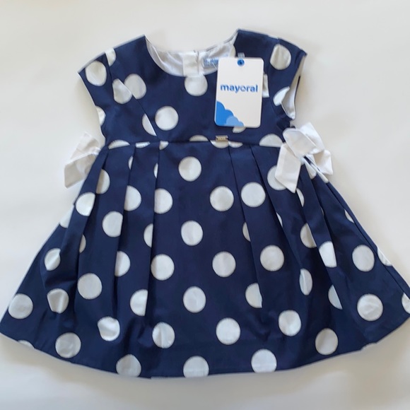 Mayoral 2903 Navy Cherry Plaid Dress In Stock Now